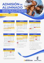 Calendario Admisión 25-26